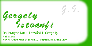 gergely istvanfi business card