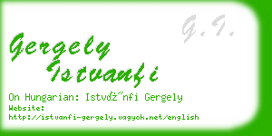 gergely istvanfi business card